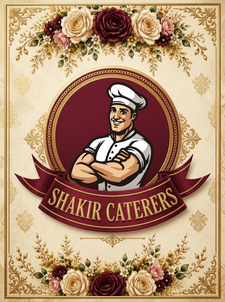 Shakir Caterers Menu Card Cover