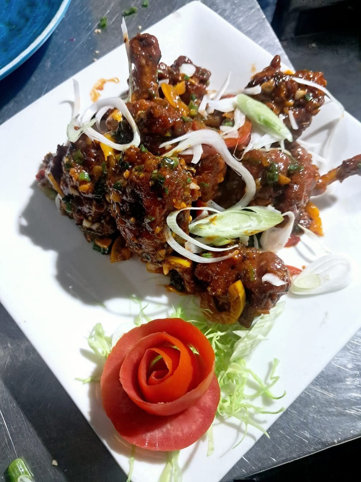 Chicken Lucknowi lollipop