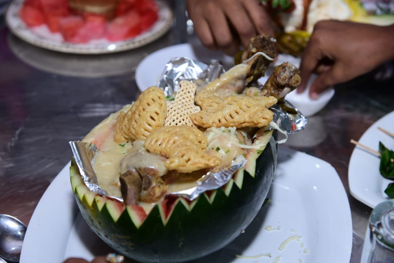 Watermelon cheese leg piece
